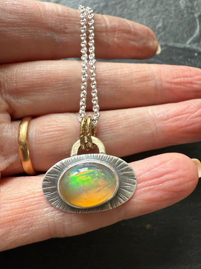 Ethiopian Opal Necklace