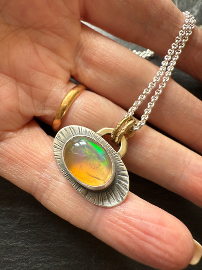 Ethiopian Opal Necklace
