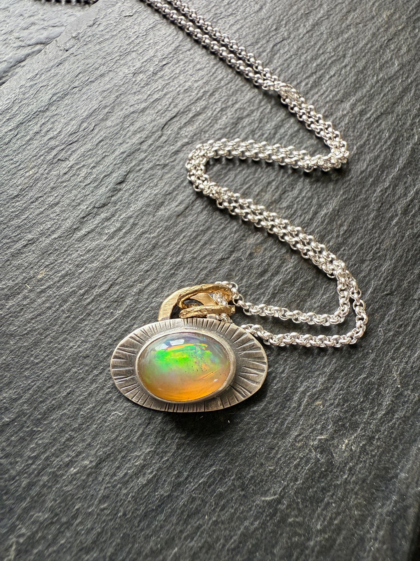 Ethiopian Opal Necklace