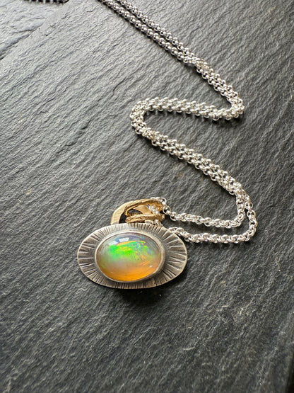 Ethiopian Opal Necklace