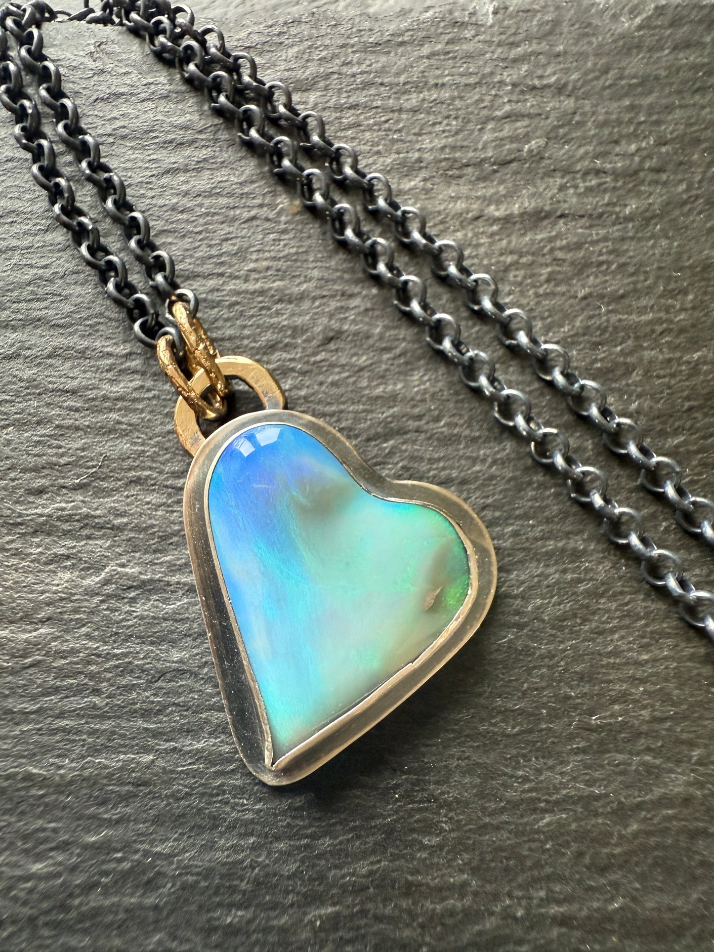 Blue Heart Pendant