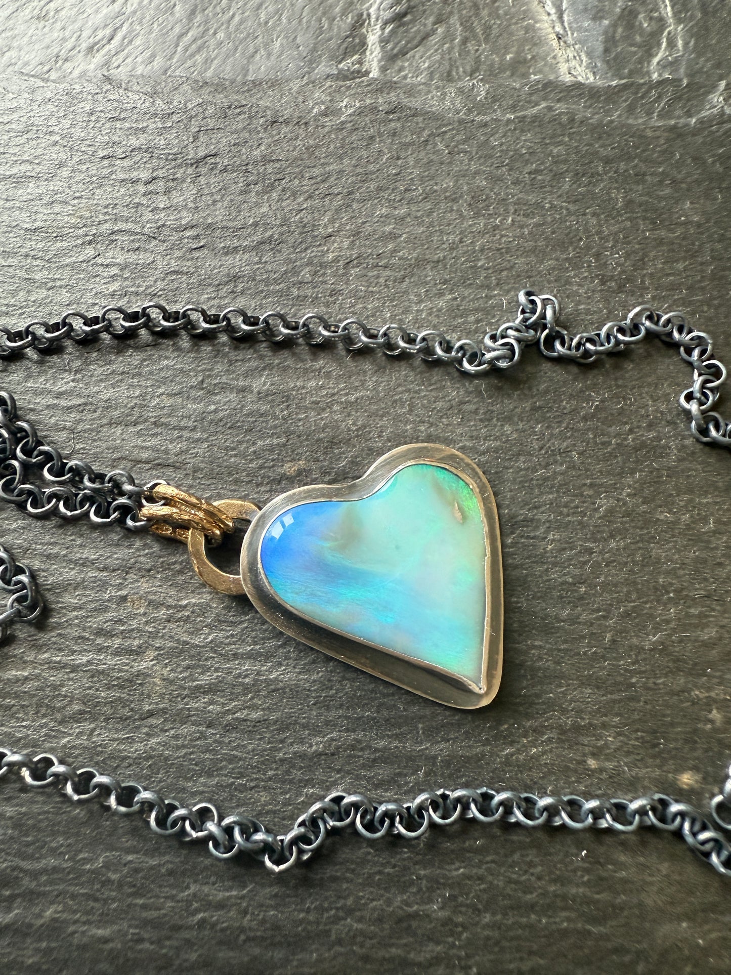 Blue Heart Pendant
