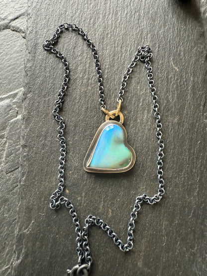 Blue Heart Pendant