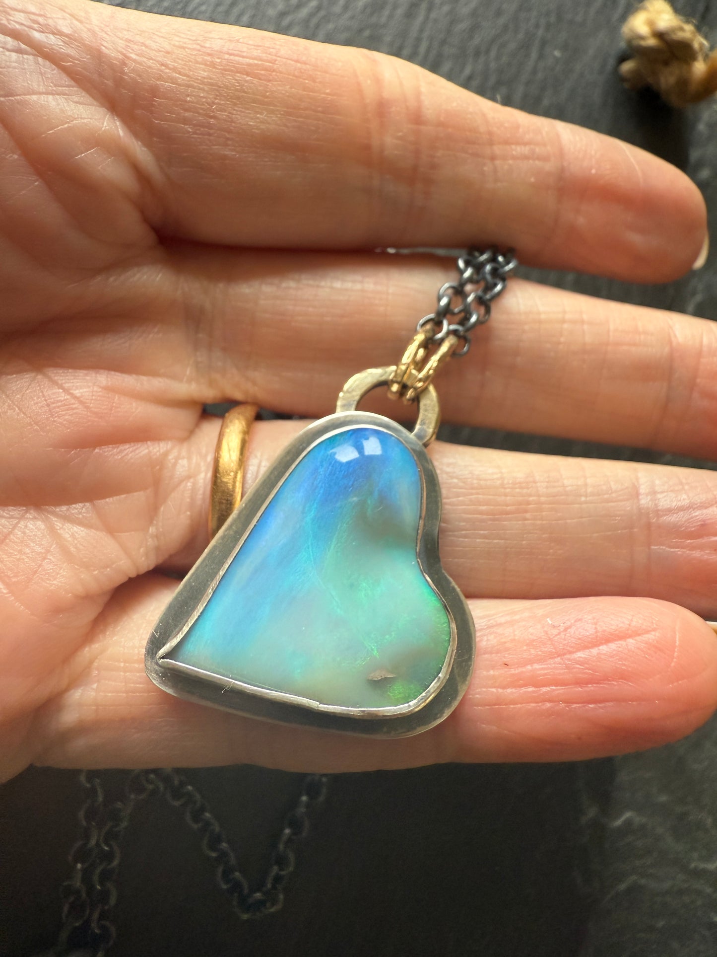 Blue Heart Pendant