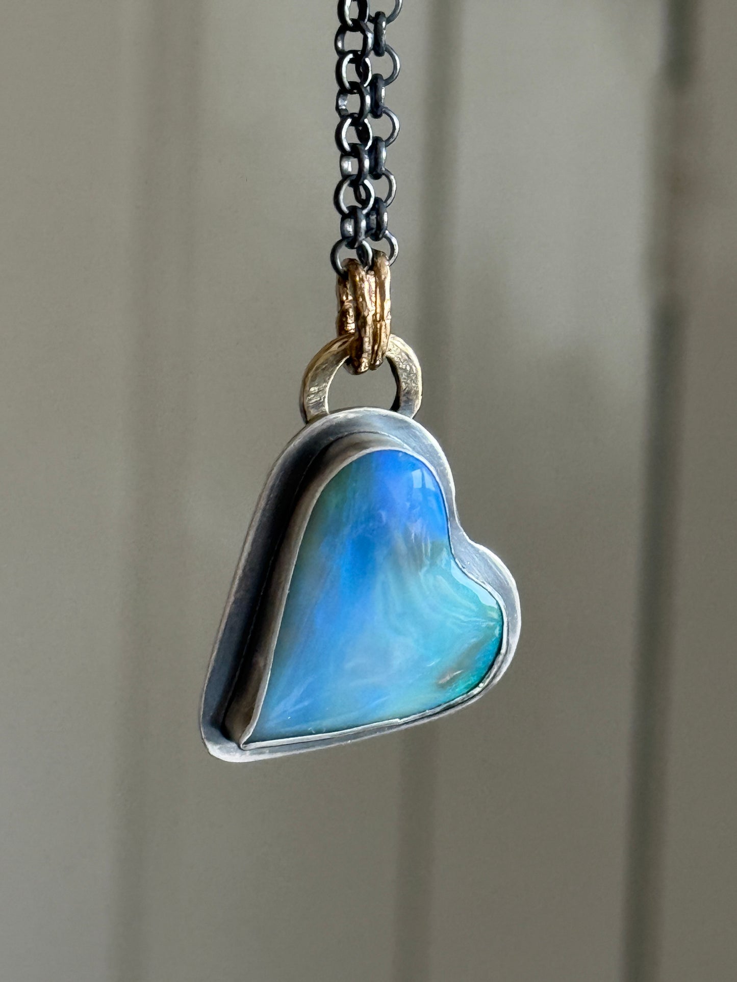 Blue Heart Pendant