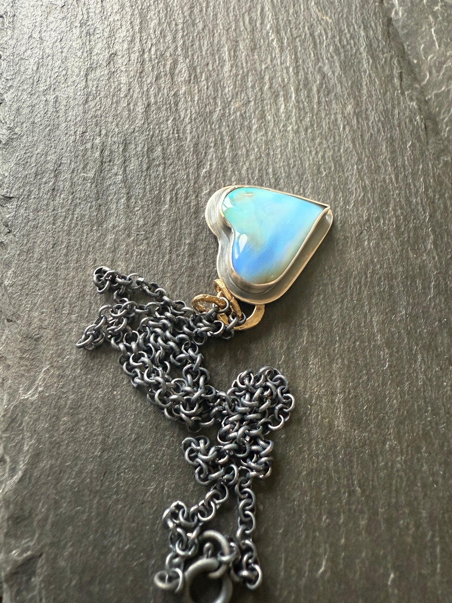 Blue Heart Pendant