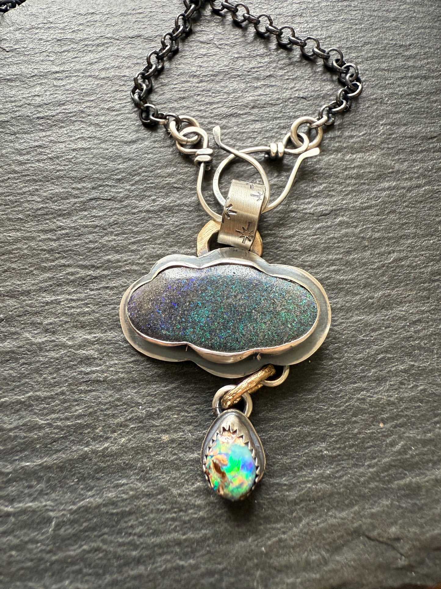 Moody Cloud Pendant Necklace