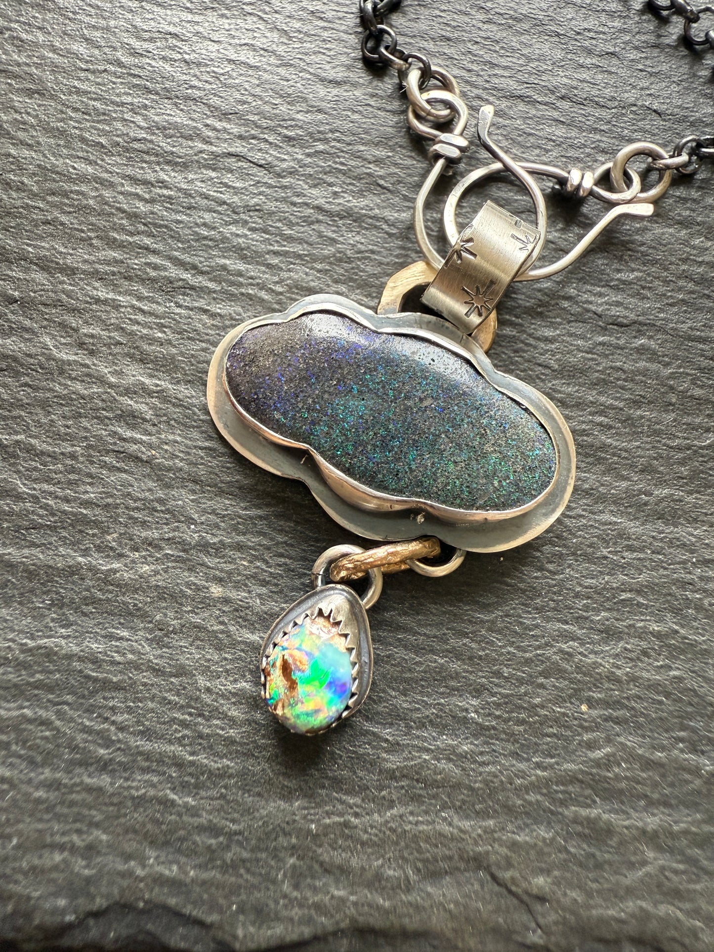 Moody Cloud Pendant Necklace