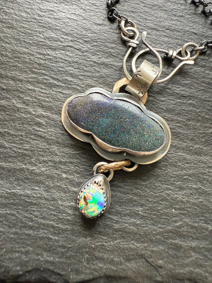 Moody Cloud Pendant Necklace