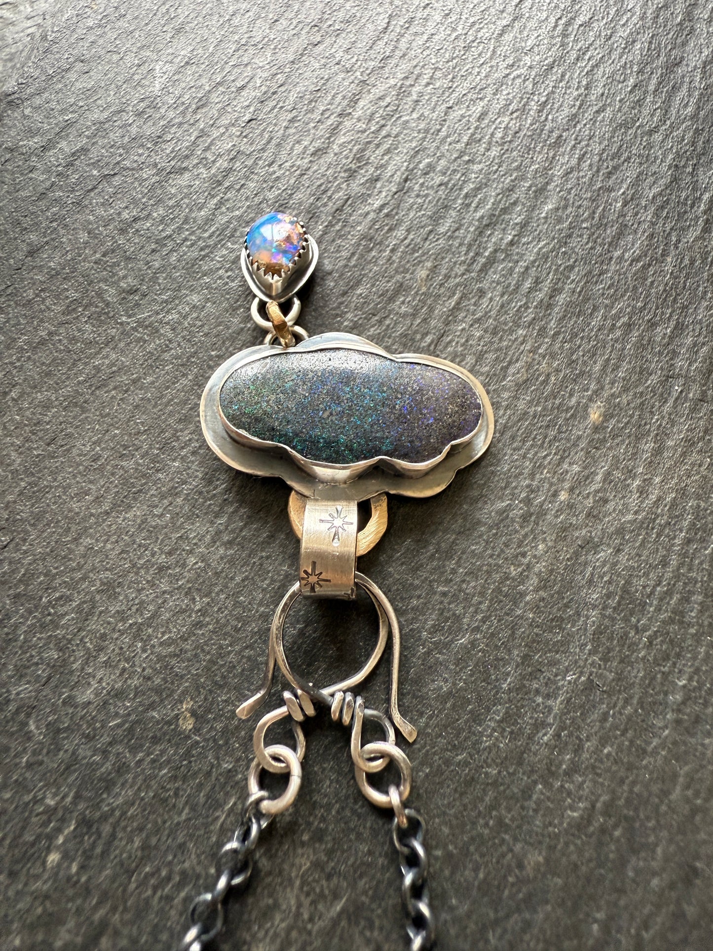 Moody Cloud Pendant Necklace