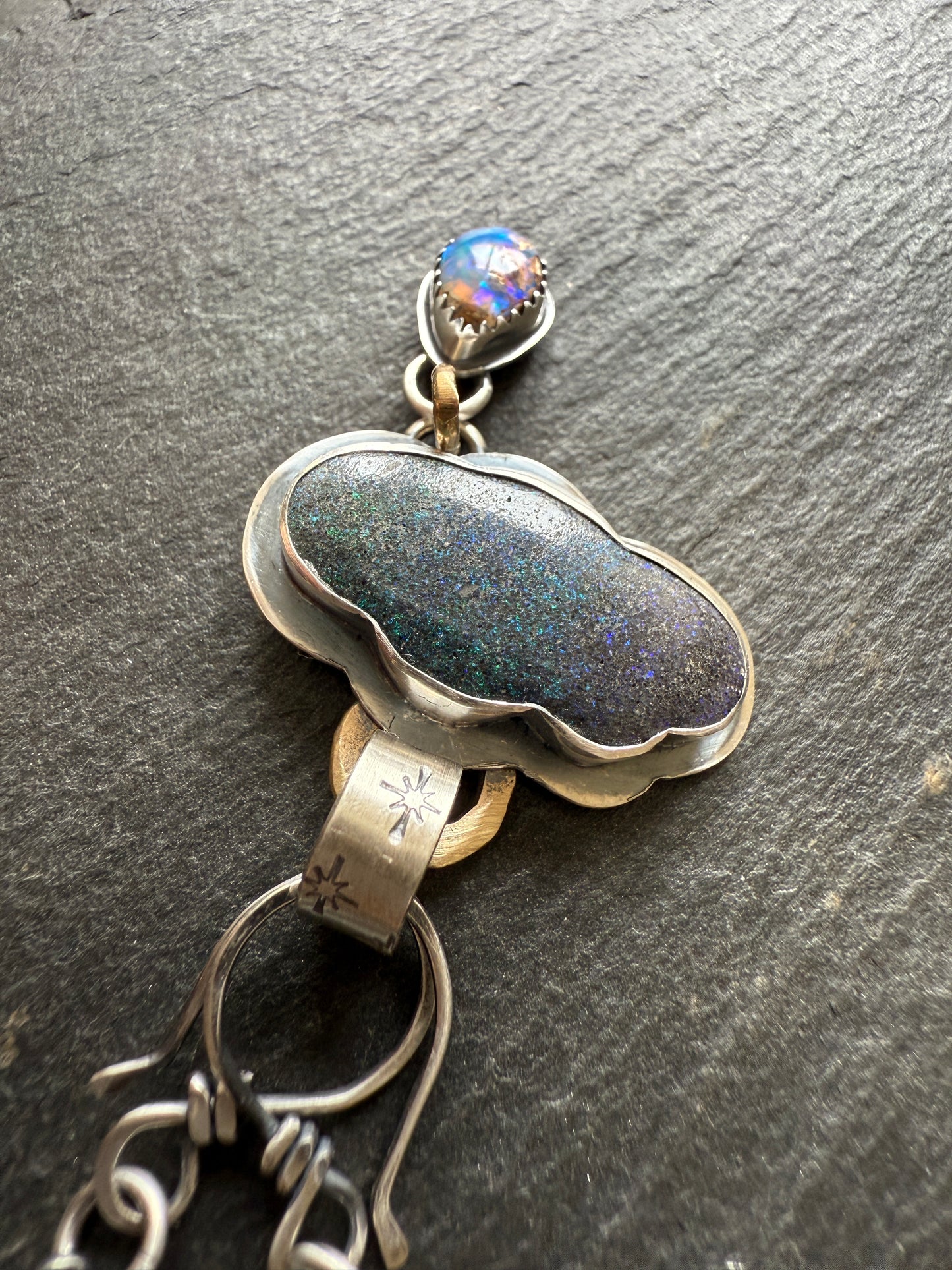 Moody Cloud Pendant Necklace