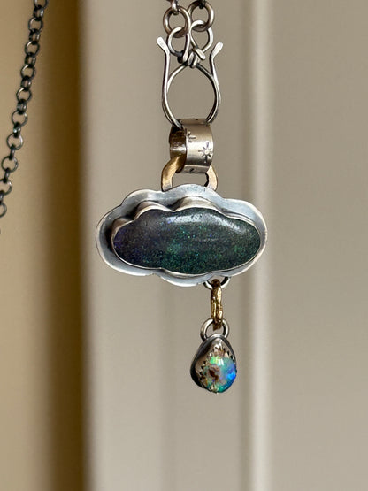 Moody Cloud Pendant Necklace