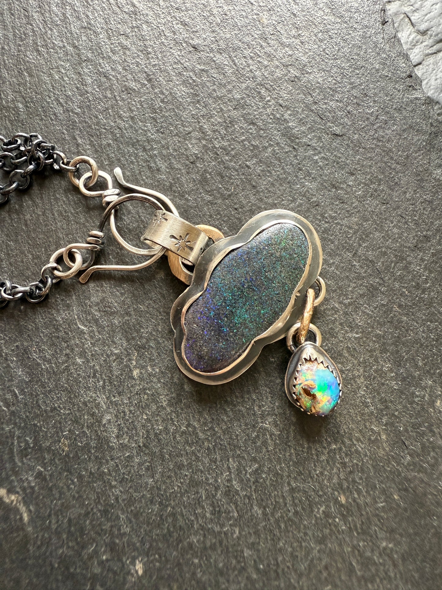 Moody Cloud Pendant Necklace