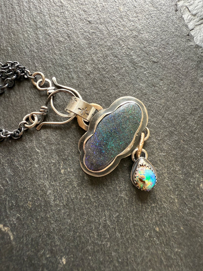 Moody Cloud Pendant Necklace