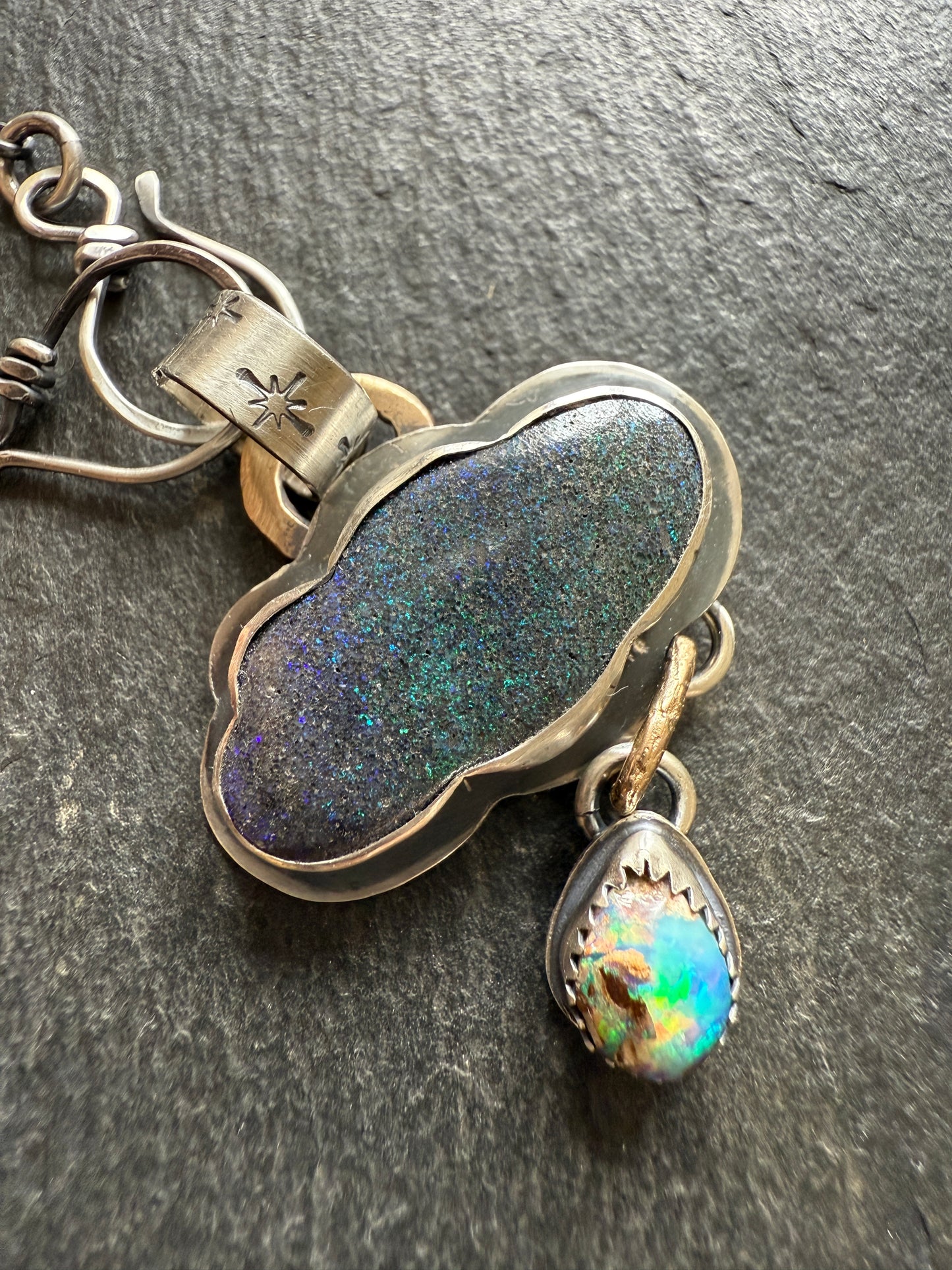 Moody Cloud Pendant Necklace