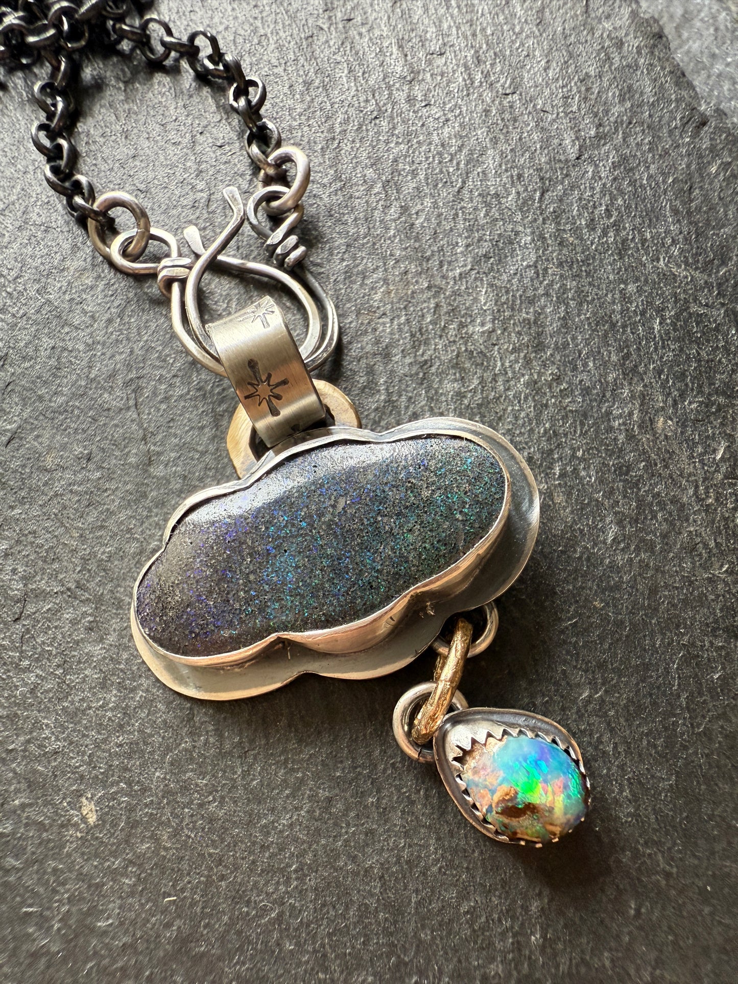 Moody Cloud Pendant Necklace