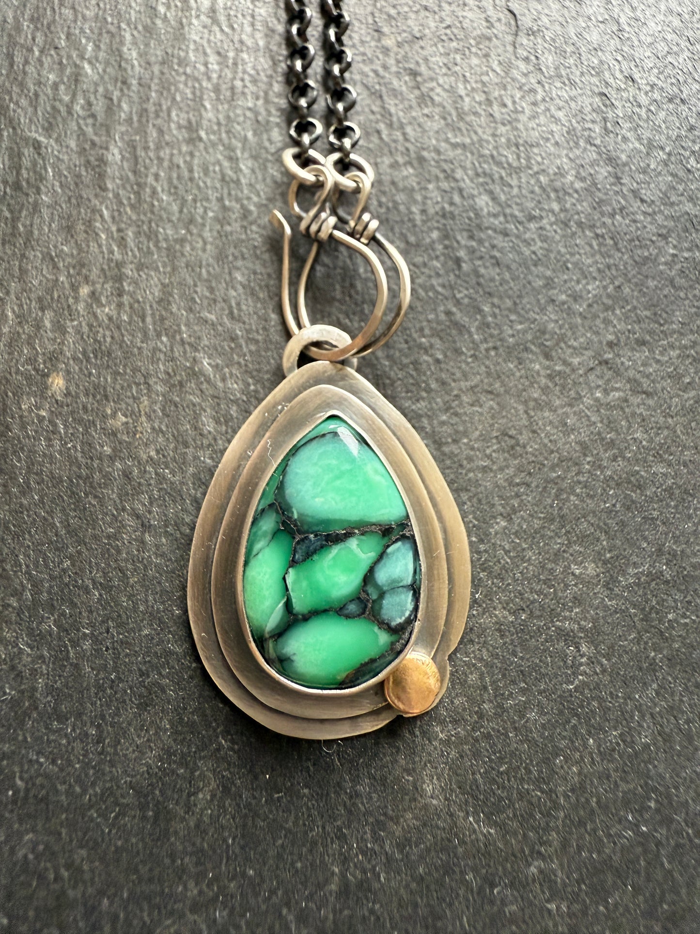 Desert Oasis Variscite Pendant