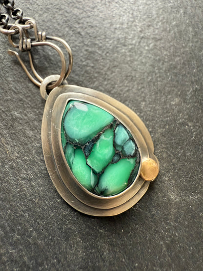 Desert Oasis Variscite Pendant
