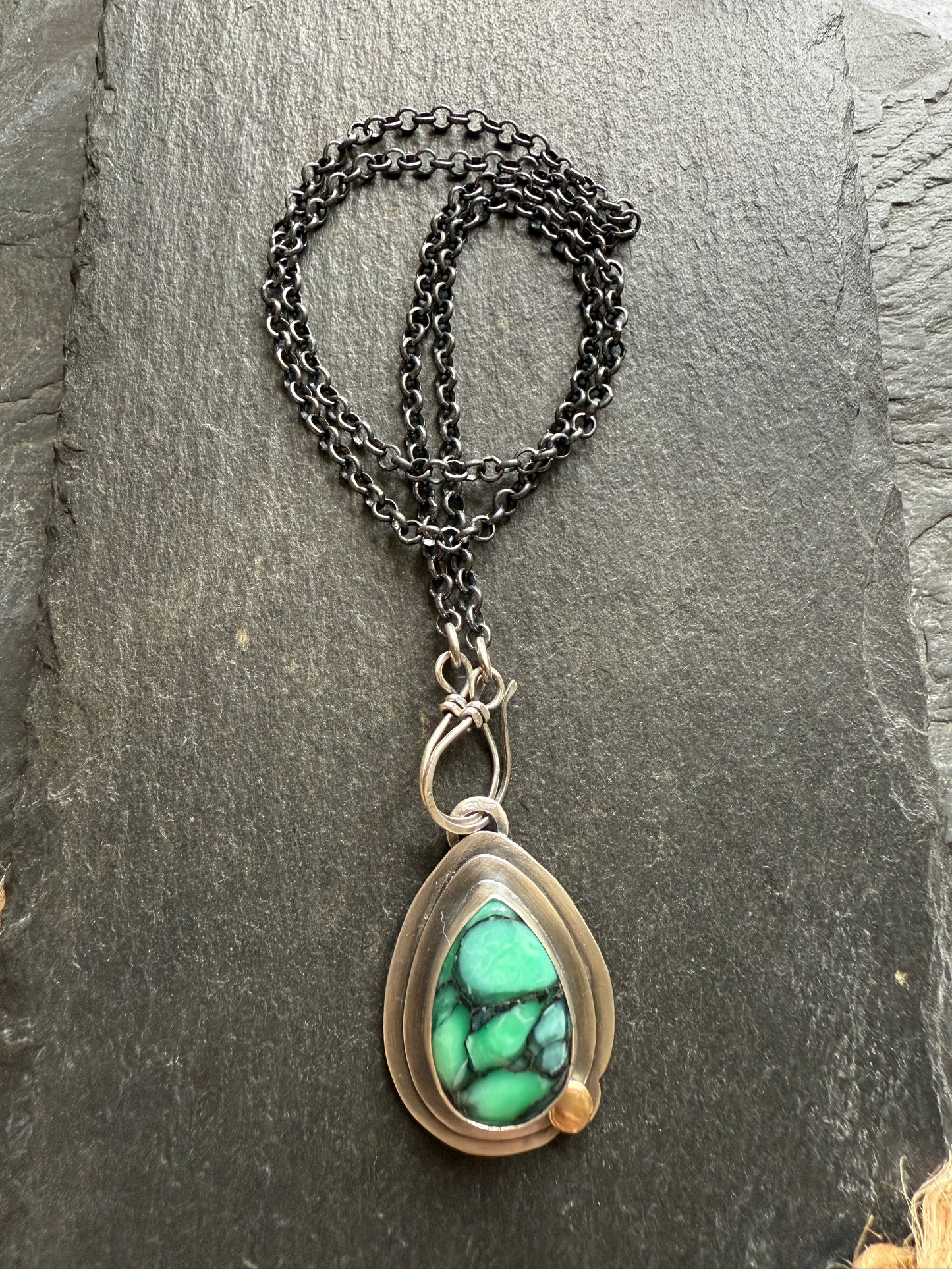 Desert Oasis Variscite Pendant