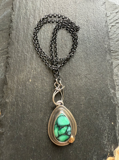 Desert Oasis Variscite Pendant