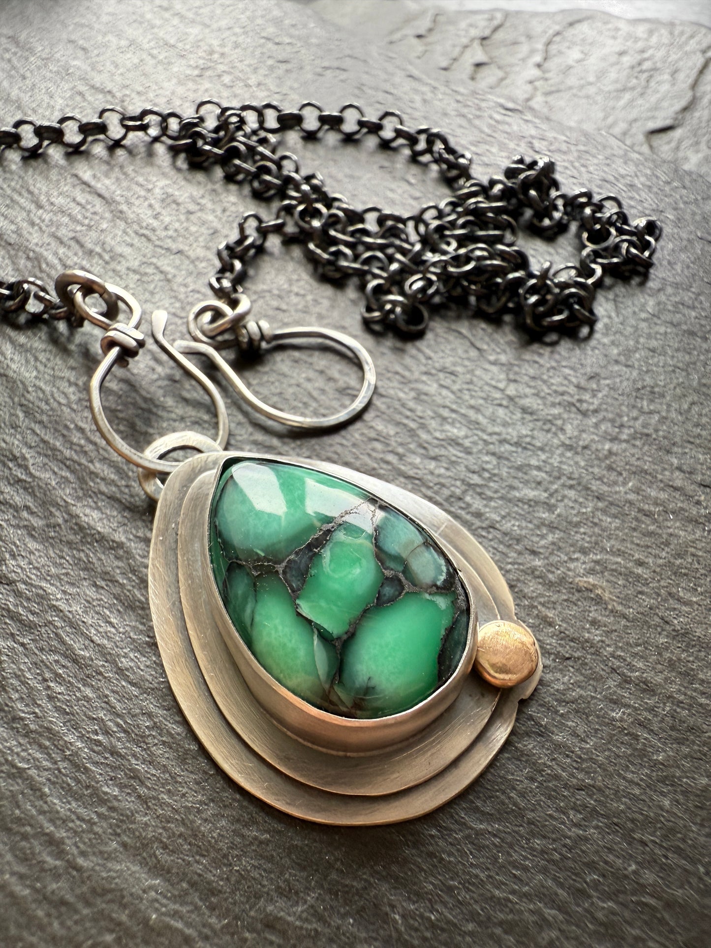 Desert Oasis Variscite Pendant