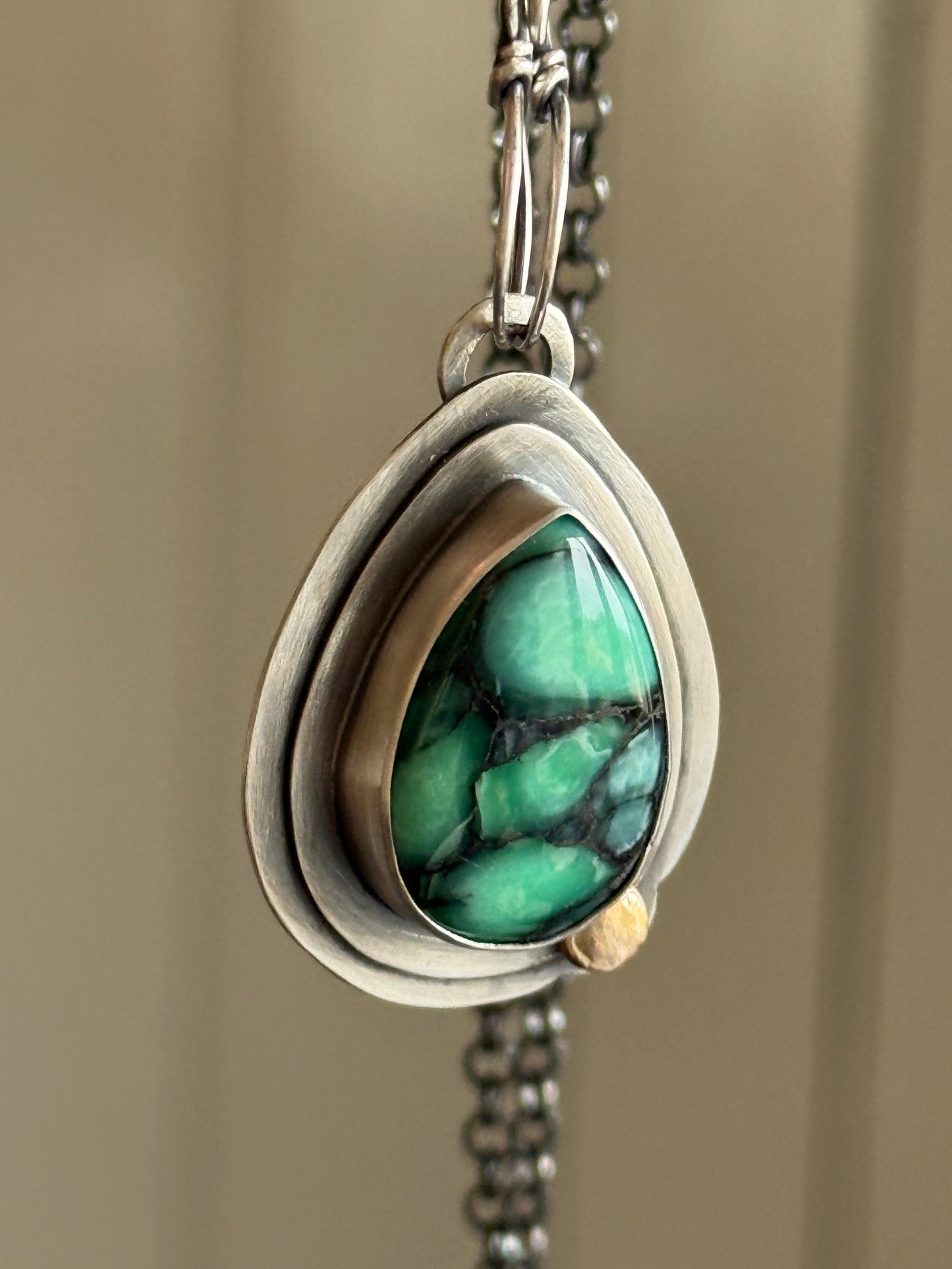 Desert Oasis Variscite Pendant