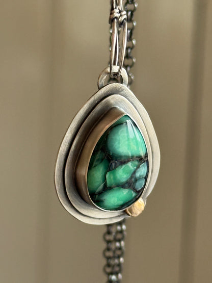 Desert Oasis Variscite Pendant
