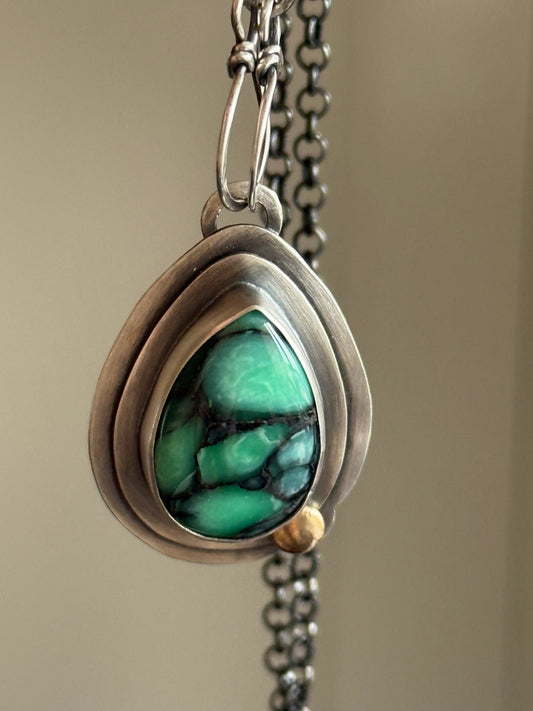 Desert Oasis Variscite Pendant