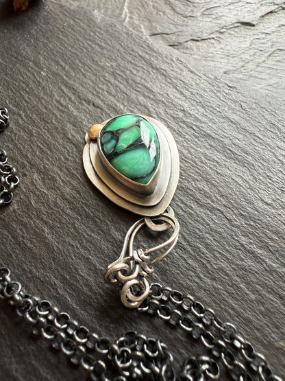 Desert Oasis Variscite Pendant