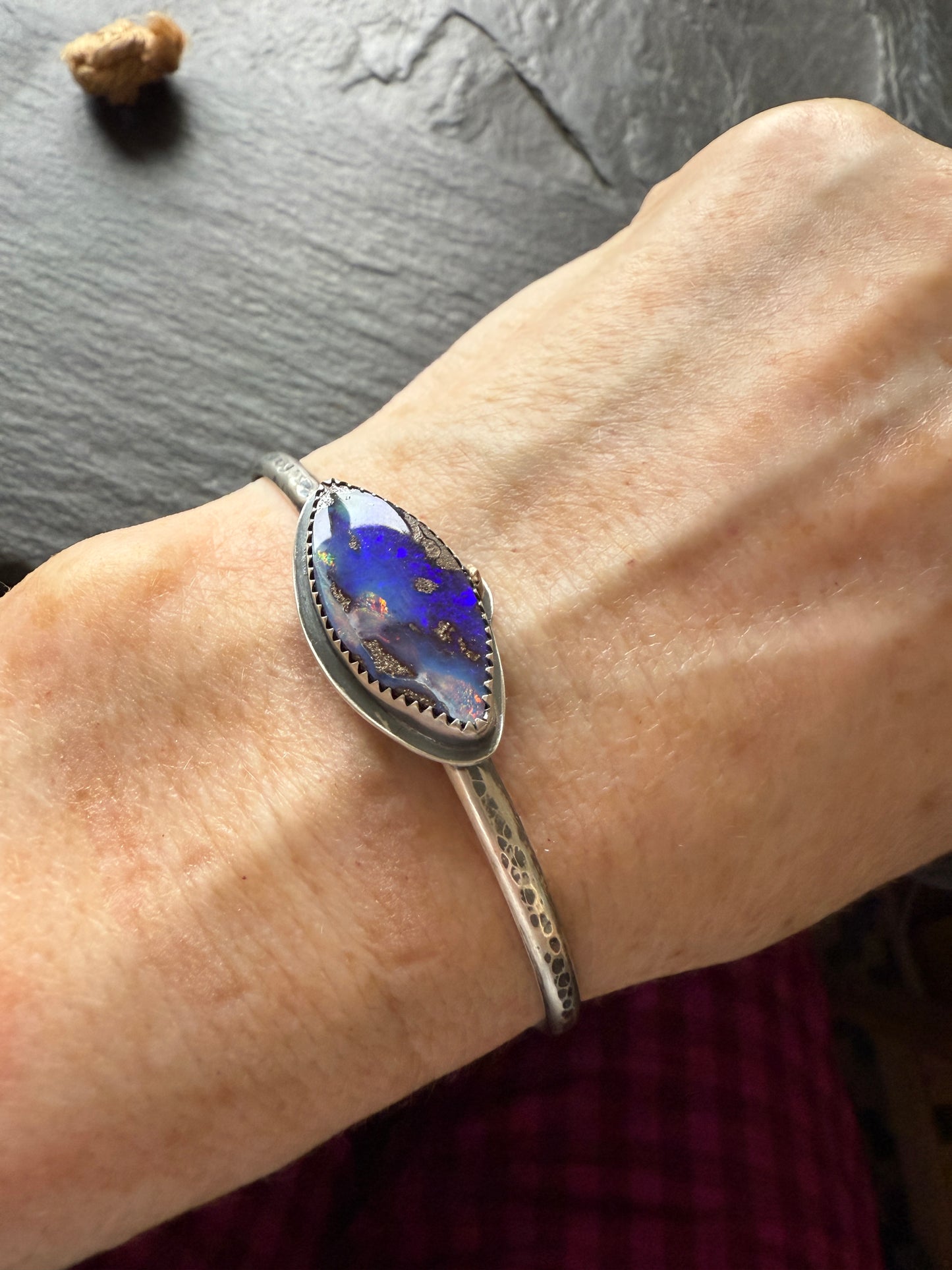 Blue Opal Bangle