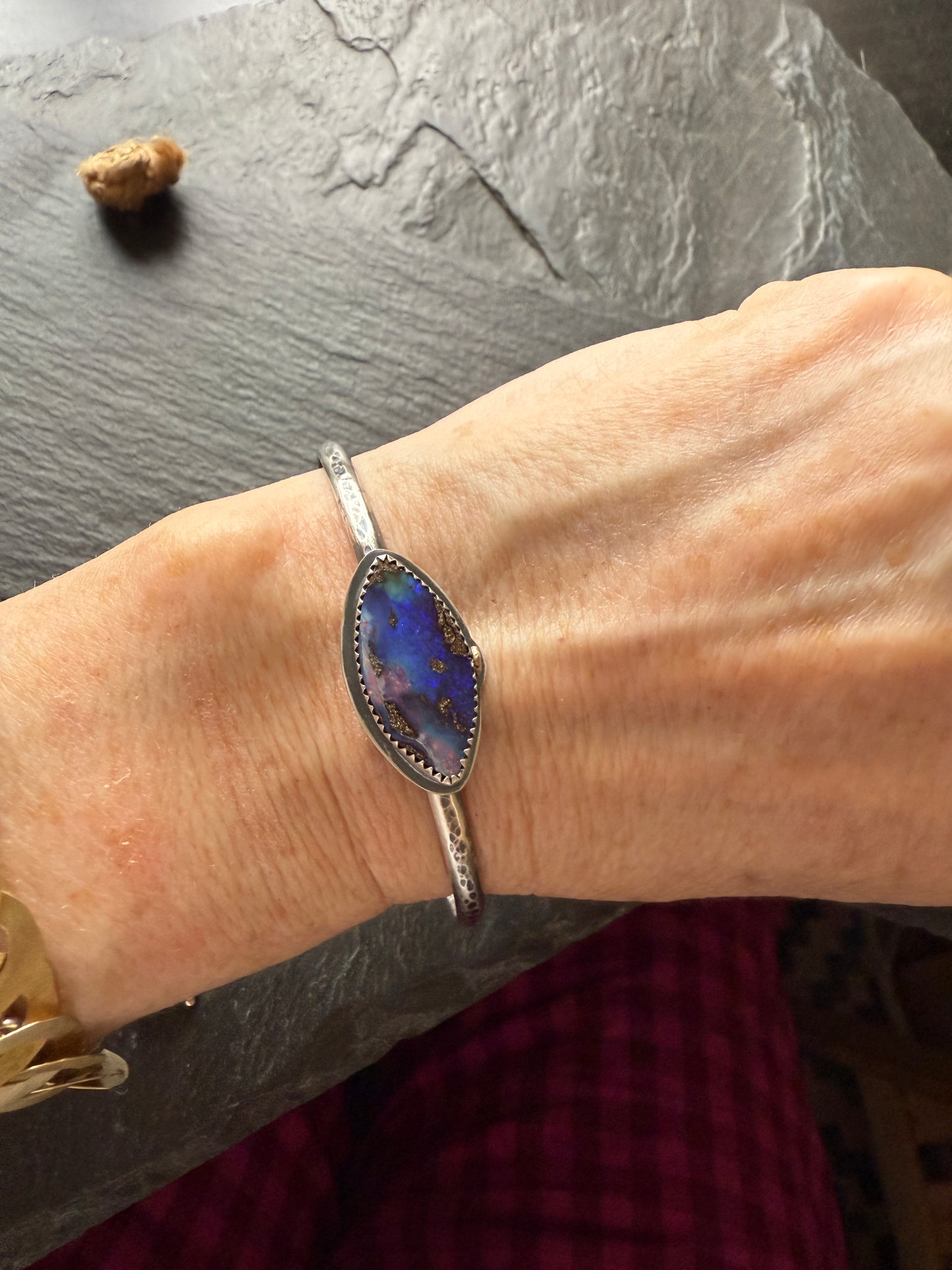 Blue Opal Bangle