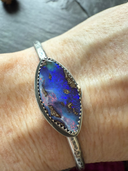 Blue Opal Bangle