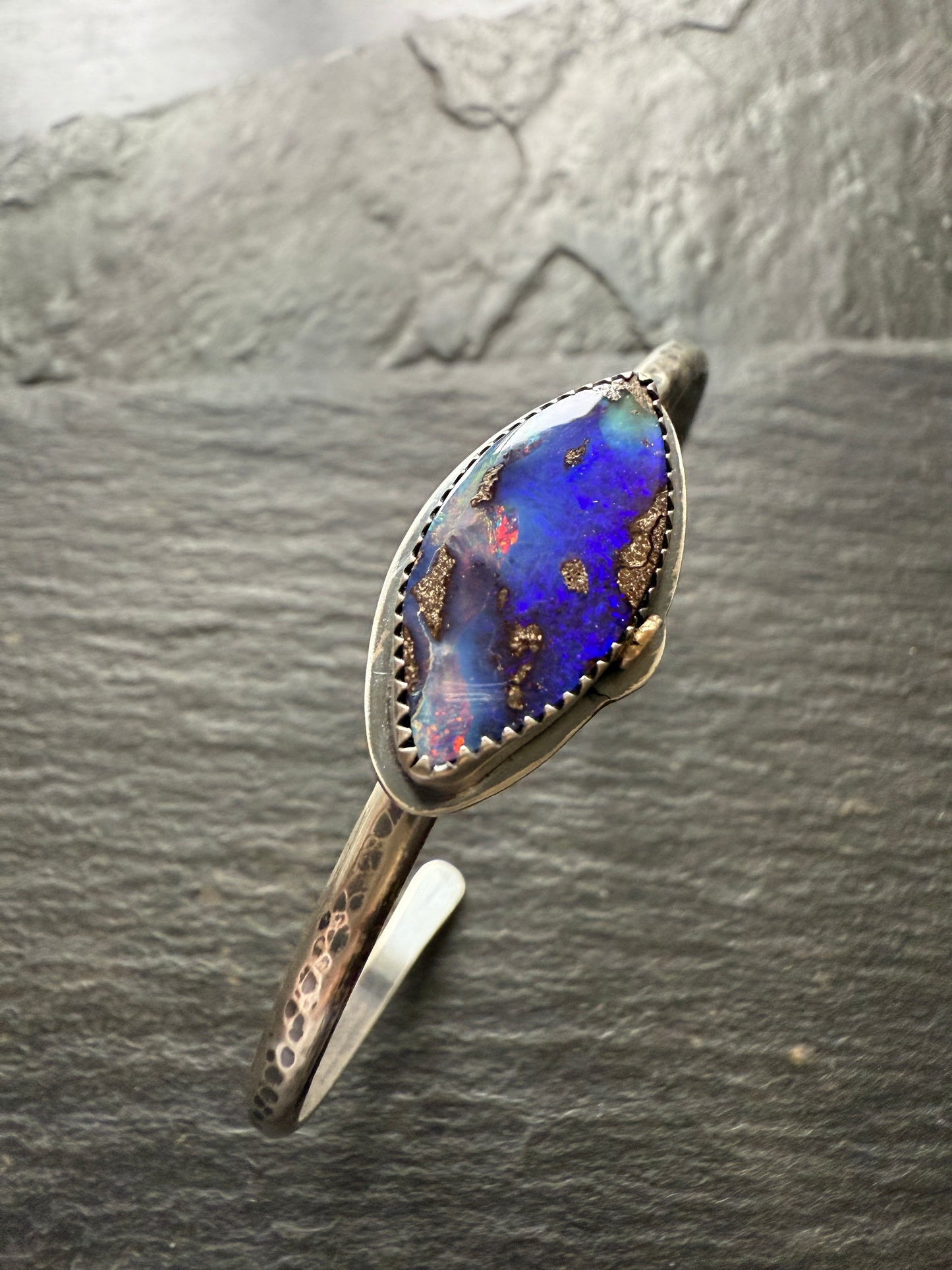 Blue Opal Bangle