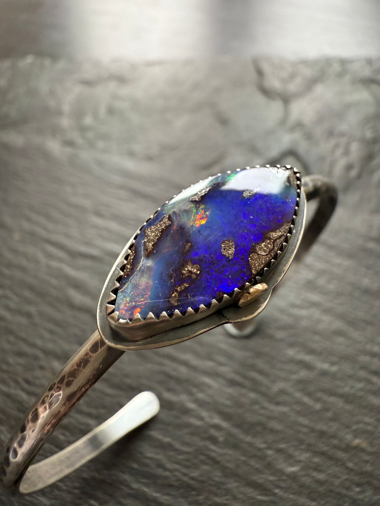 Blue Opal Bangle