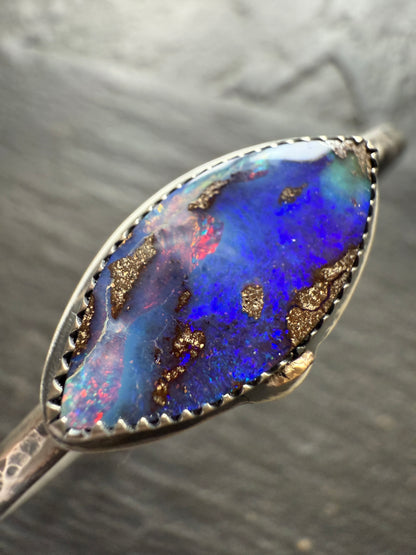 Blue Opal Bangle