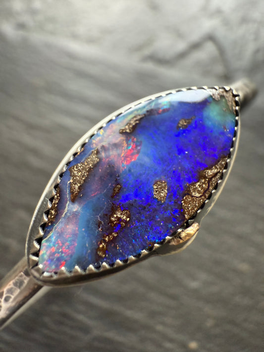 Blue Opal Bangle