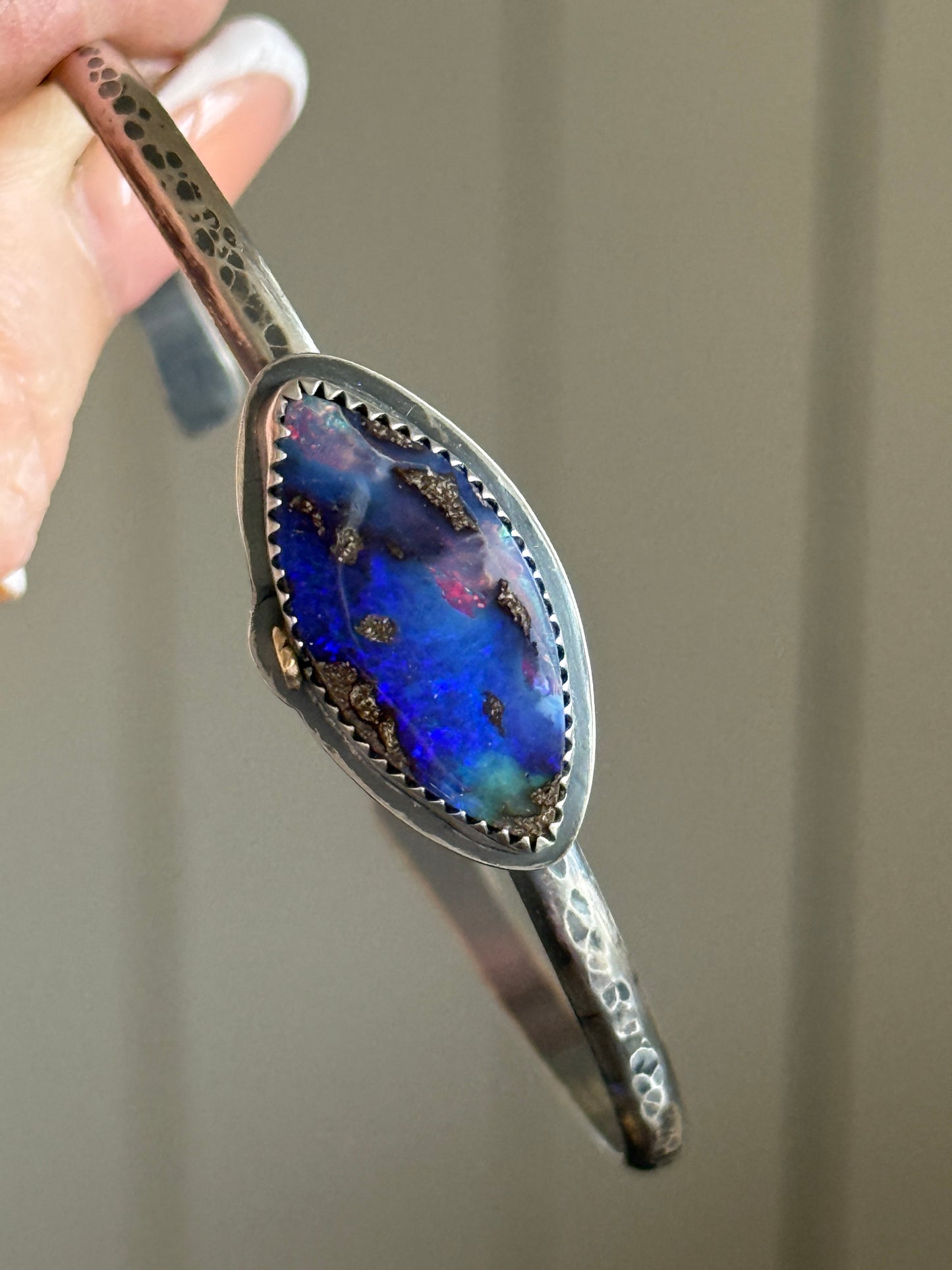 Blue Opal Bangle