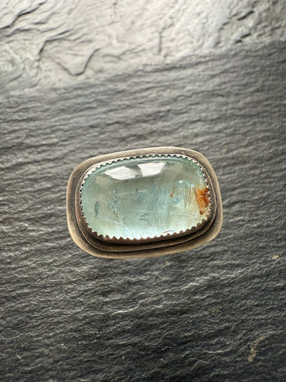 Statement Aquamarine Ring 7