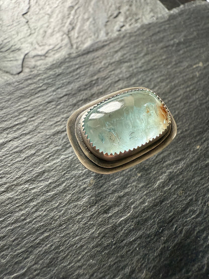 Statement Aquamarine Ring 7