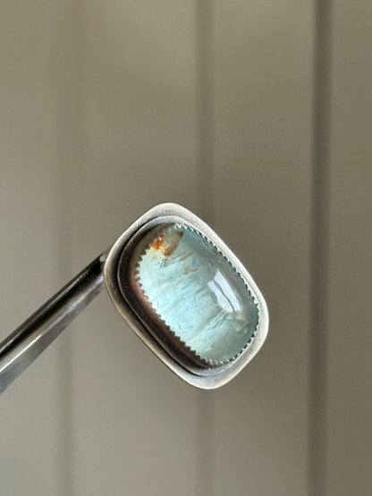 Statement Aquamarine Ring 7