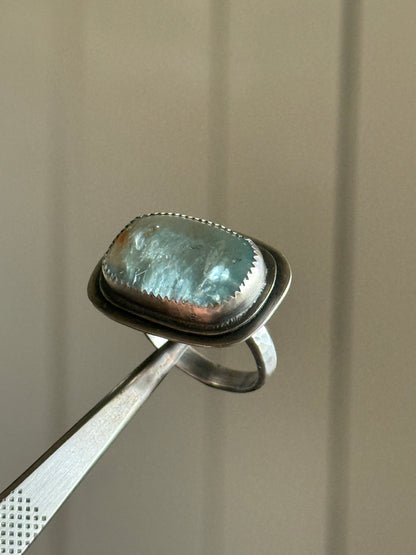 Statement Aquamarine Ring 7