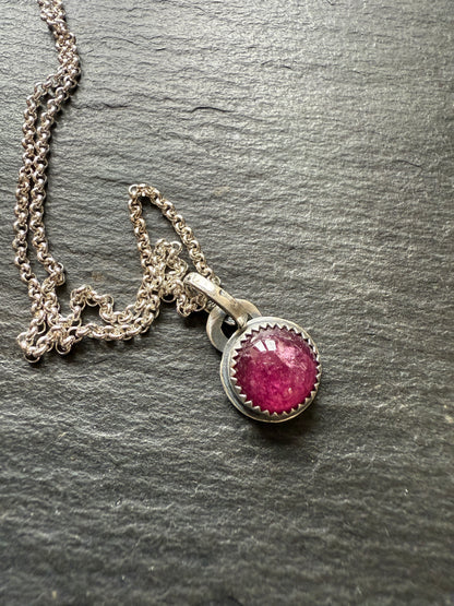 Dainty gemstone pendants