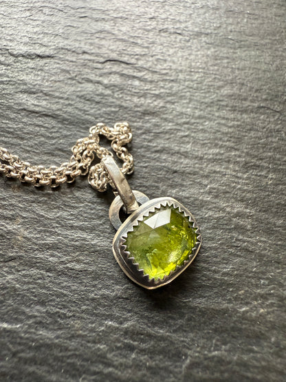 Dainty gemstone pendants