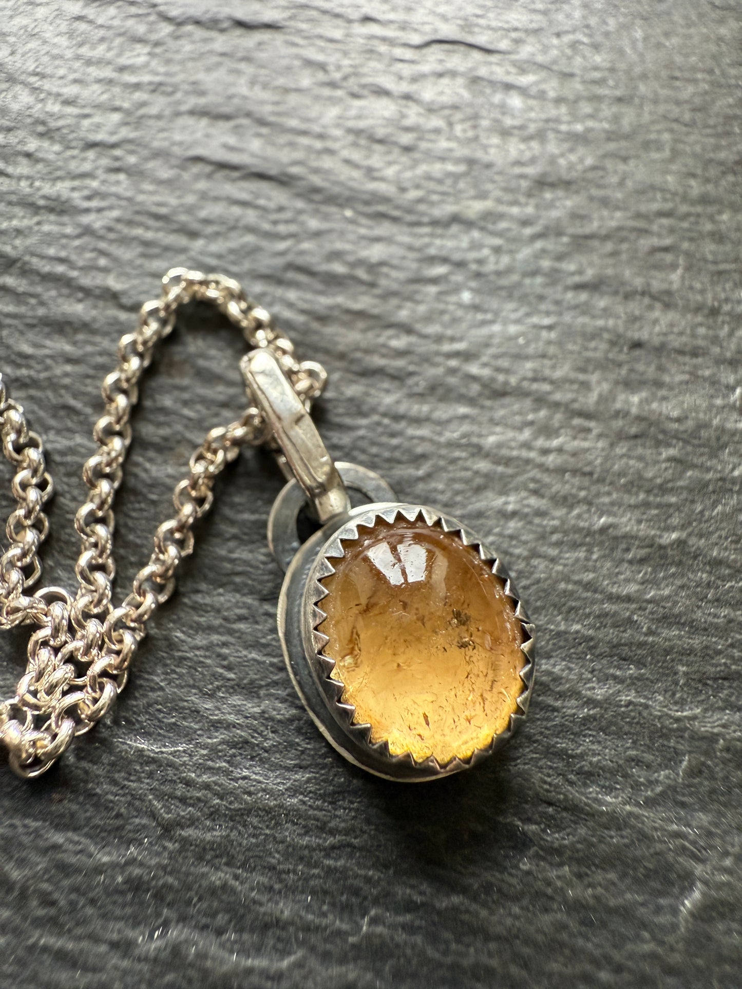 Dainty gemstone pendants