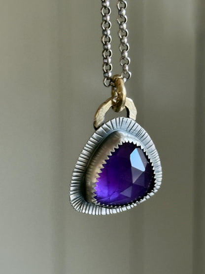 Amethyst Pendant Necklace