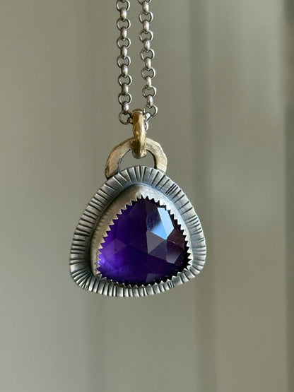 Amethyst Pendant Necklace