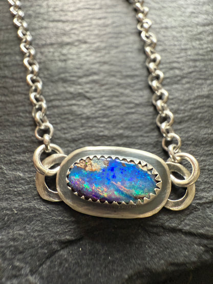 RESERVED for Mary Jane - Opal Chain Bracelet