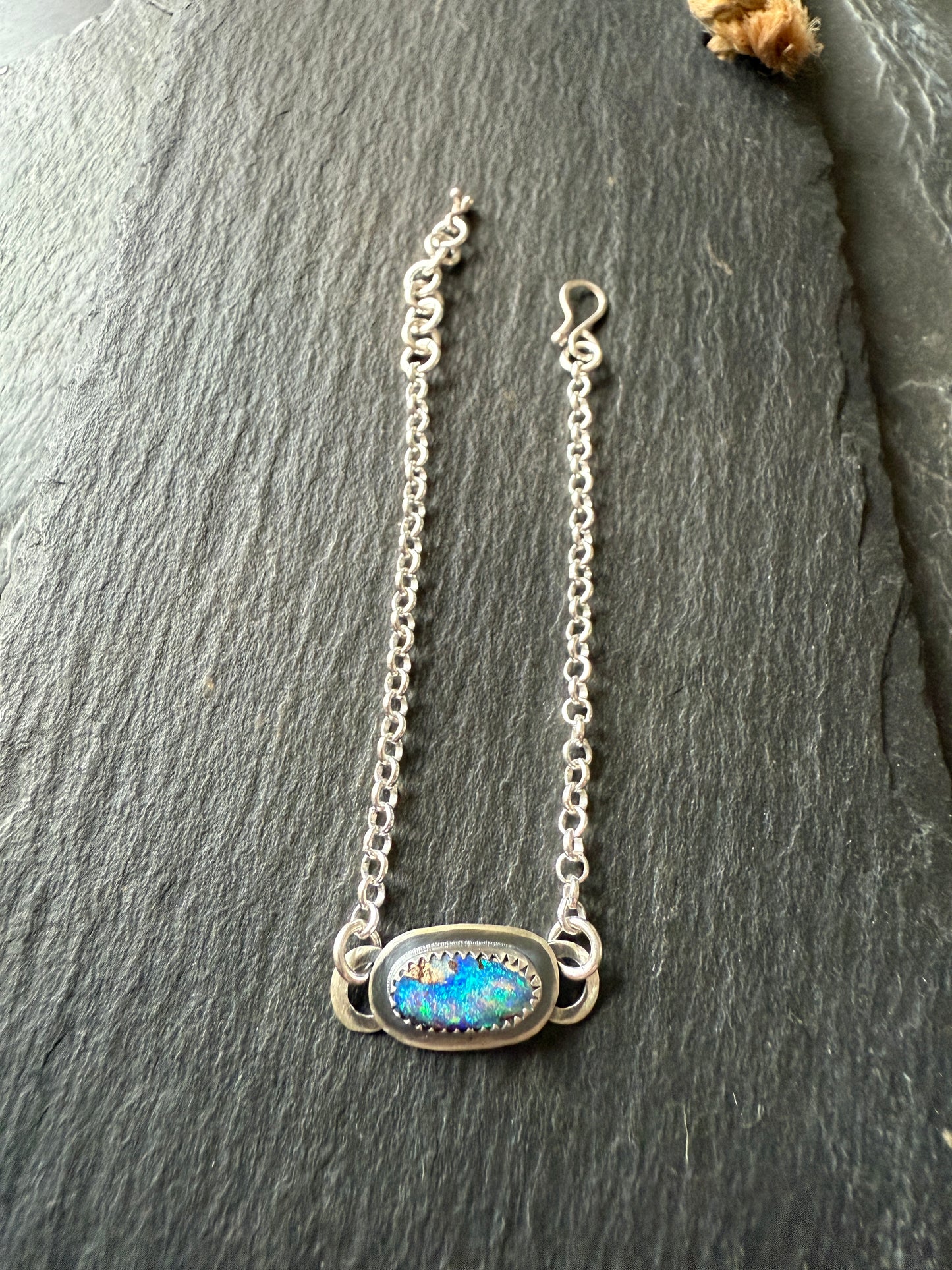 RESERVED for Mary Jane - Opal Chain Bracelet