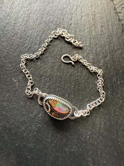 Boulder Opal Chain Bracelet