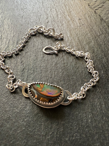 Boulder Opal Chain Bracelet